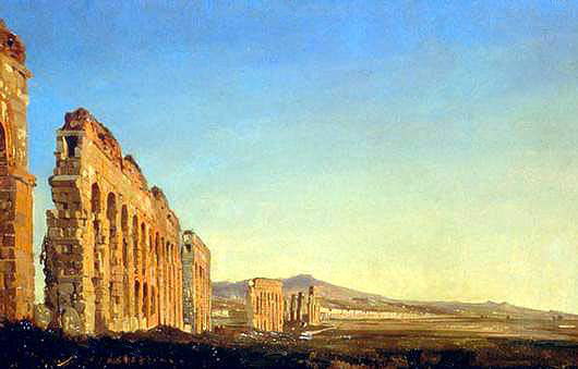 Ippolito_Caffi,_Acquedotti_nella_campagna_romana,_1843