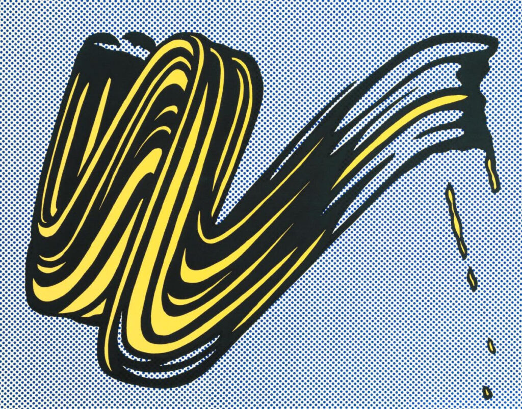 Roy Lichtenstein, Bushstroke, 1965, London, Tate Modern