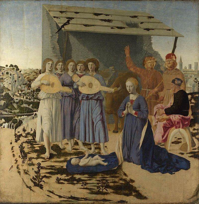 Piero della Francesca, Natività, Londra, National Gallery (1470-75)