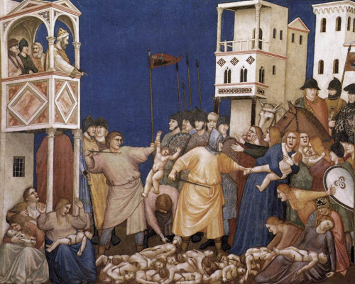 Giotto - Strage degli Innocenti (ante 1311) - Assisi, San Francesco, basilica Inferiore (transetto destro)